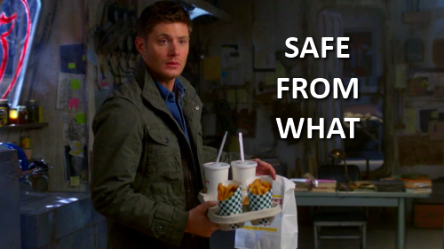 destiel-plus:   My first Supernatural comic, dedicated with much reverence to lordwhat,