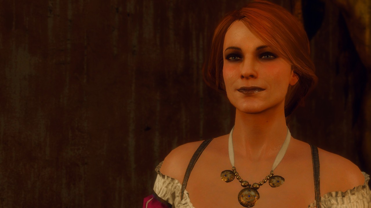 The random Witcher prostitute has a more decent makeup than the short haired feminist