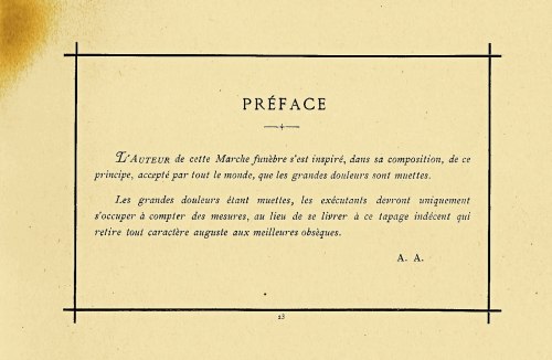 Alphonse Allais se adelanta al suprematismo de Malevich, pero también al minimalismo radical de John