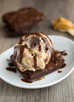 dietkiller:  Easy Peanut Butter Brownie Ice