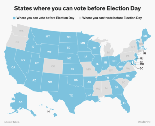 businessinsider:All the dates and deadlines you need to know before voting in the 2018 Midterm Elect