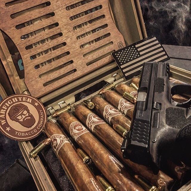 cigars-and-guns:  M&amp;P Mondays! | @travis_1836 #cigarsandguns #cigars #guns