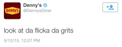 jaanfe:  six9oddess:  why is denny’s social media more lit than the actual restaurants  That’s what they want you to think