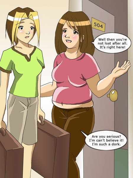 Roomie to grow, an aborted weight gain comic