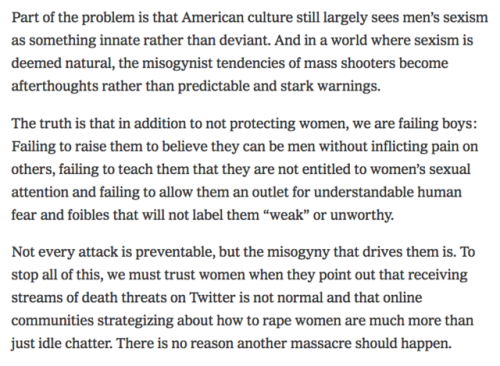 mediamattersforamerica:“When Misogynists Become Terrorists” – a must-read from Jessica Valenti in Th