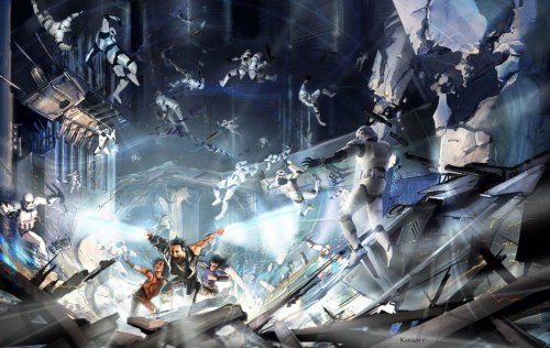 gameraddictions:  concept art set 3 Star Wars: The Force Unleashed 