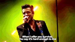 myellenficent:   The Killers - Bling (London, The O2 28.11.2017)