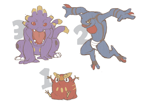 barbalarga:  also i drew all of my favorites in 2011 for #pokeddex and not much has changed.  from m