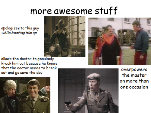 stephadoo:Classic Who Men Are Awesome→ Sergeant Benton