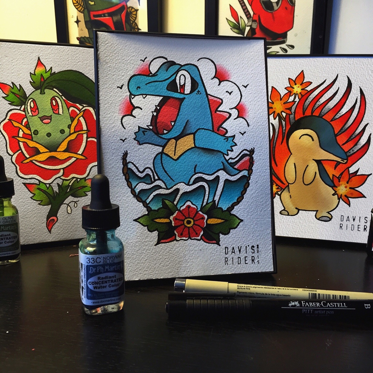 The Art Of Davis Rider Finally Finished This Gen 2 Pokemon Flash Set