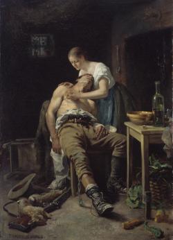 he Wounded Poacher, by Henry Jones Thaddeus,