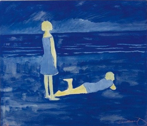 Jeunes femmes à la plage - Léon Spilliaert  1924Belgian 1881-1946