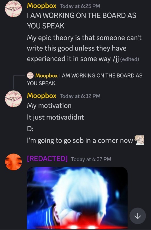 Posting A Conversation From The Chelly Discord Server That You Should Totally All Join