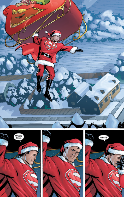 why-i-love-comics:DCU Infinite Holiday Special - “Yes, Tyrone, There is a Santa Claus” (2006)written