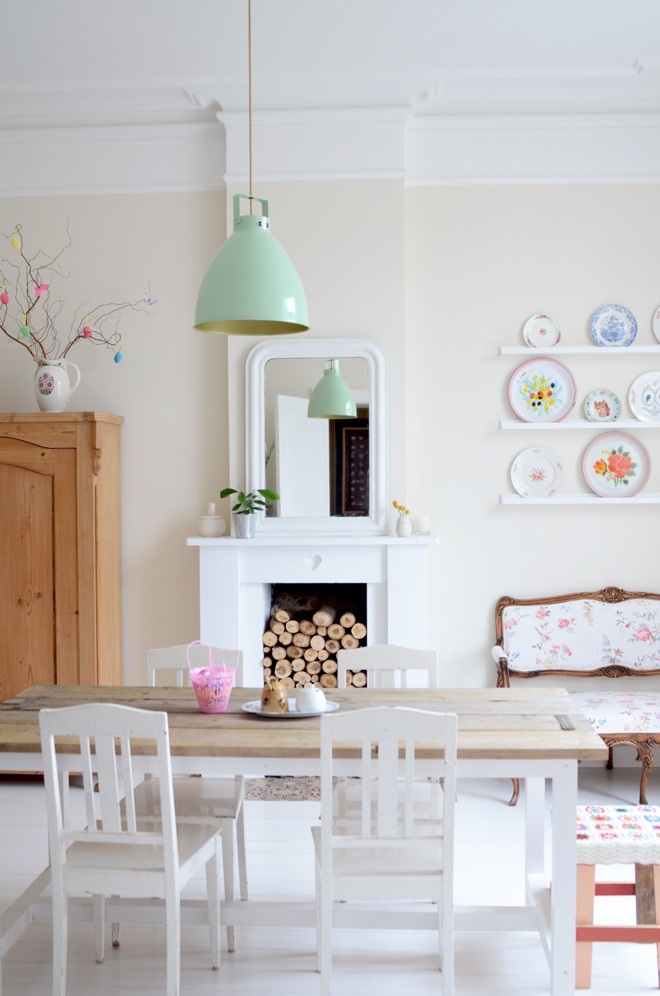 myidealhome:  mint pendant lights (via pinterest/)   