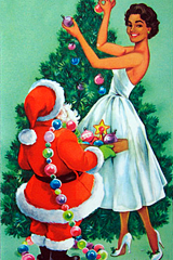 wrcsolace:  vintagegal:  1950s/1960s/1970s Vintage Christmas Cards: part two source  yooo i’m about to make that season’s greetings one the front of all the cards i send out this year. 