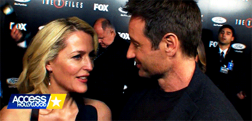 agentmulders:Gillian Anderson &amp; David Duchovny - The X Files Revival Premiere (January 13th,