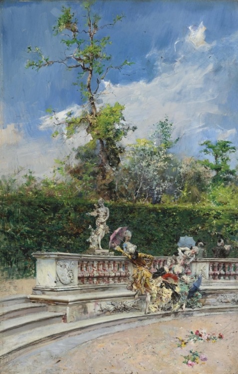 jeroendstoutart:Les Dômes, Versailles, Giovanni Boldini (1843—1931)