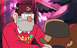 burglethyturts:  This episode started and ended with Grunkle Stan hugs, I’m not