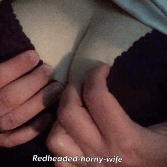 redheaded-horny-wife:  🍓My husband likes to help. 