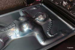 Thefrejadottir:  First Vacbed Experience  With Some Kinky Help From The Lovely Latex