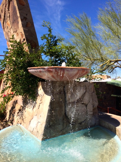 Fountain, Talesin West, Scottsdale, Arizona, 2014.