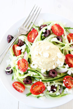 foodffs:  Greek Cucumber Noodles Really nice