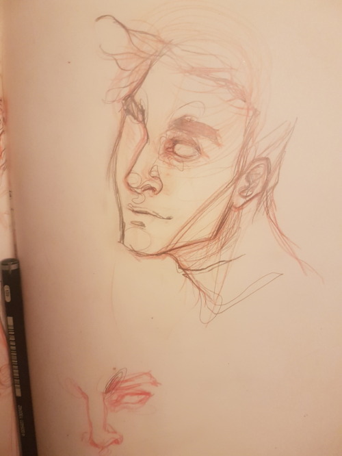 waldmaerchen:Still alive! Have some Outsider sketches ♡