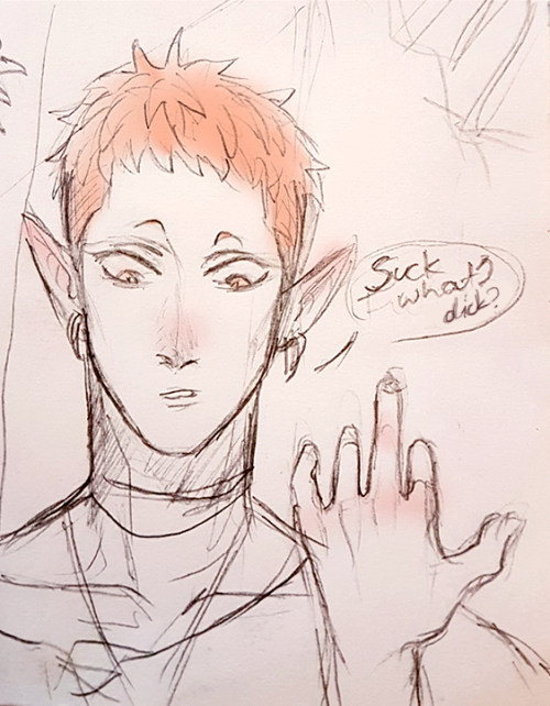 guanshanbabyfox:  ringo-smile:  Guanshan’s learning, part 2 (he’s a quick learner)Ｏ(≧∇≦)ＯI’ve just made lots of sketches during classes… XD   OMFG ! 