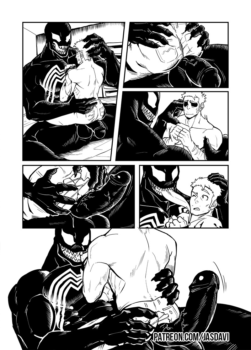 jasdavi:  Along Came A Venom - FullThat are all ten pages i did for this short “story”