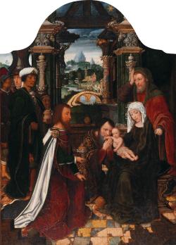 koredzas:Attributed to Ambrosius Benson (1495 - 1550) - The Adoration of the Magi