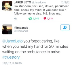 la-leto:  I don’t care that these tweets are 3 years old. They’re important.