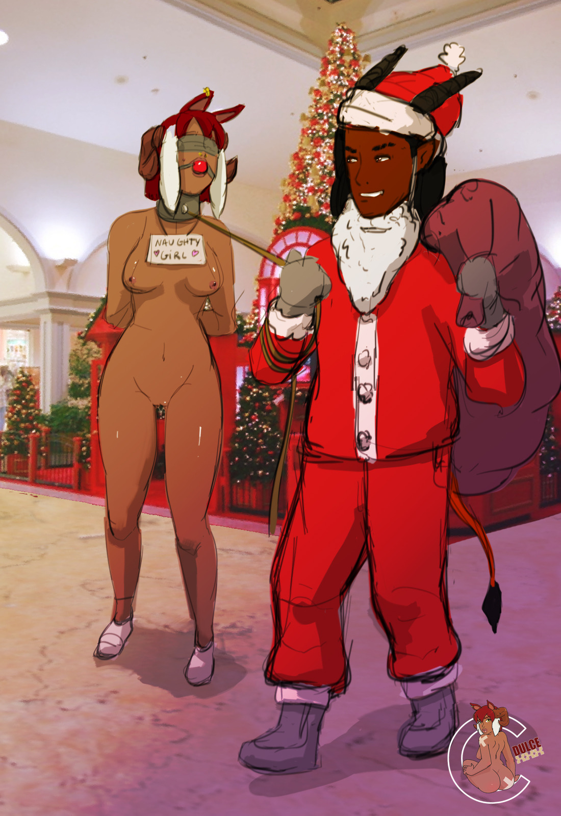 channeldulce:Dulce Patreon Exclusive: Sketch Weds.!!- Its the 12 days of Xmas of