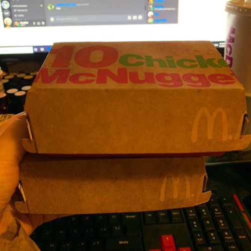OMG. McDonald’s gave me a free extra 10pc chicken nuggets??? I wasn’t even planning on h