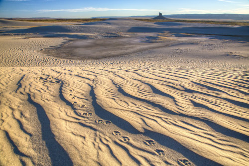 A surprising landscape in southwestern Wyoming, Boar’s Tusk is the remaining core of a long dormant 