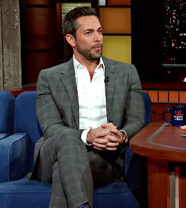 johnolivejar:Zachary Levi on The Late Show with Stephen Colbert