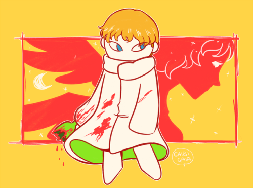 chibigaia-art:  devilman crybaby but it’s a contest between me and akira to see who’s the real crybaby  [Commissions page!]   