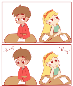 starydraws:  Sweet Starco Notes Au.