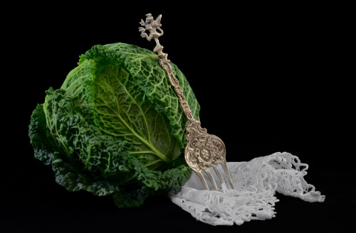 Cabbage Elegance by NancyVia Flickr:…serving vegetables with formal style and grace.