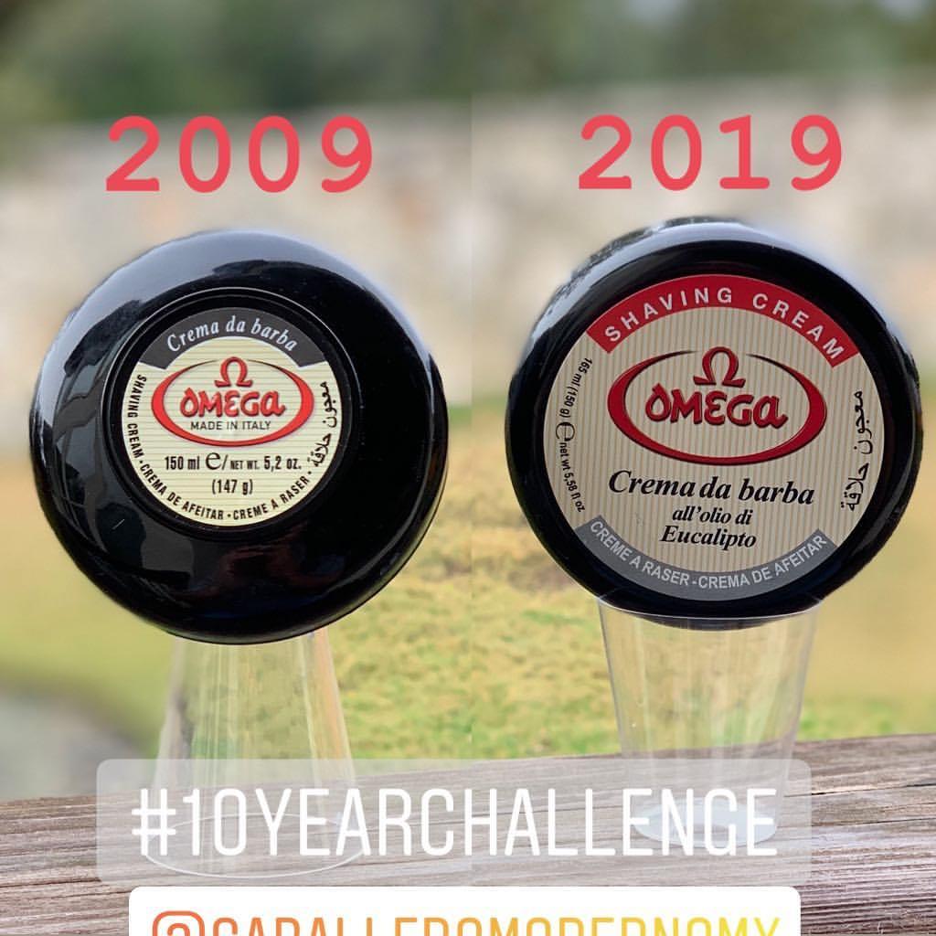 Amigos, se acuerdan del tazón de crema OMEGA de hace 10 años? Como olvidarlo, que buenos recuerdos. Hoy, hacemos nuevos recuerdos con el evolucionado y mejorado tazón de Crema de Afeitar OMEGA. #10yearchallenge #OmegabrushMexico #Omegabrush (at CM...