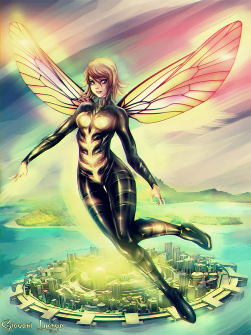 thecyberwolf:  Pixie & Wasp  by Giovani Francisco Luengo (Gluengo)