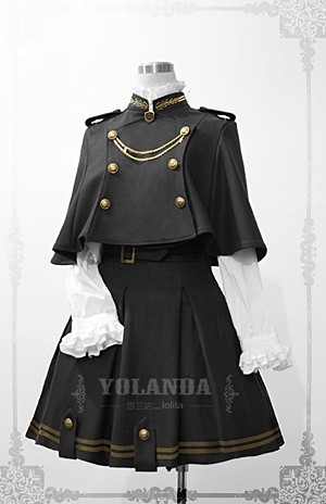 vegraptor:  this-is-my-tumblur-brah:  military Lolita  I’ve reblogged this before,
