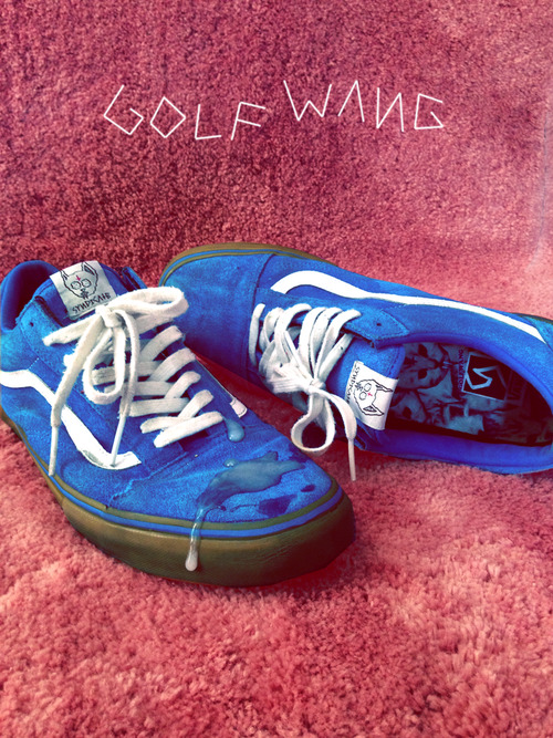 oddfuture:  2013: Tyler Made A Shoe 