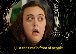 essenceofholidaycheer:  free-speech4sexworkers:  Okay I have seen so many amazing gif sets with this wonderfully honest women and I still don’t know her name or what movies she is.  This is Sharon Rooney. It’s a scene from the show My Mad Fat Diary.