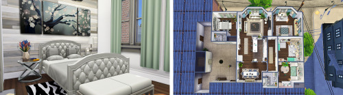  BIG BLENDED FAMILY APARTMENT 4 bedrooms - 8 sims2 bathrooms§102,929 (will be less when placed due t