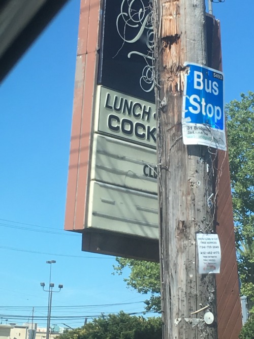 For The Record, It Said Lunch & Dinner Cocktail