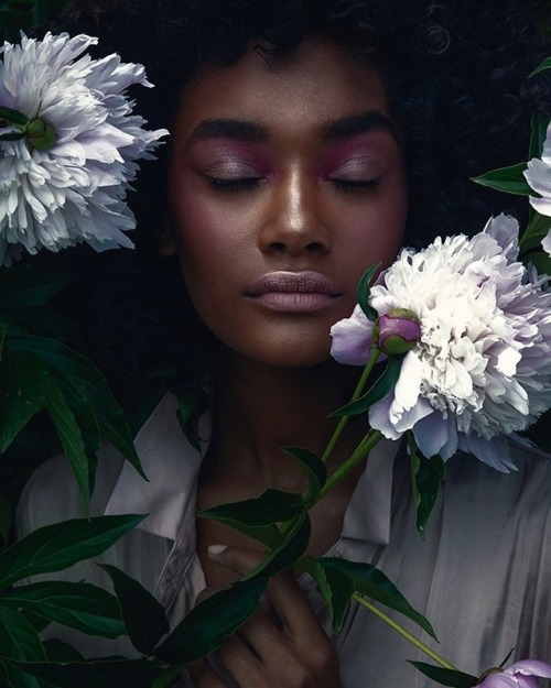 modelsof-color:Chey Carty by Eniko Szucs for Vogue Brazil Magazine - August 2019