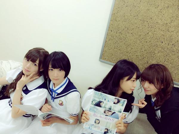 akibeya:  “これから、舞台挨拶です！わぁー、緊張する〜。 TOHOシネマズ