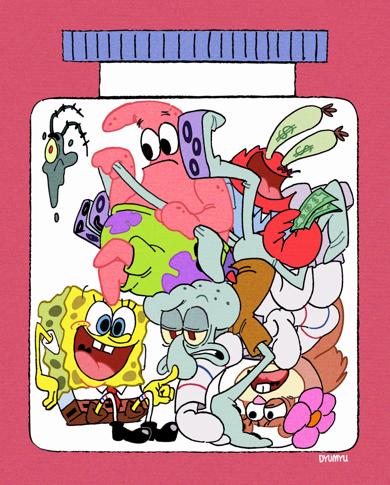 일본 스폰지밥 팬 앤솔로지 프로젝트에 일러스트로 참여했습니다!
I participated in SpongeBob unofficial fan anthology project in Japan! 
スポンジボブファンアンソロジープロジェクトに参加しました!check out the other great artworks here!
→ https://spongebob-fanart-jp.tumblr.com/ #spongebob#spongebob squarepants#spongebob fanart#Fanart#myart#nickelodeon#anthology