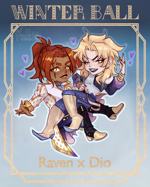 Winter Ball JJBArcana? Yes. YES. YES!I did Dio and my OC Raven for funs since I really need to pract